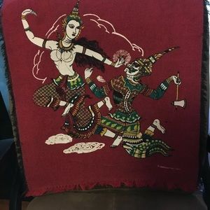 Asian Wall Tapestry: H. Bangkok Thailand